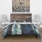 Designart 'Deep Woods II Indigo' Cottage Bedding Set - Duvet Cover & Shams